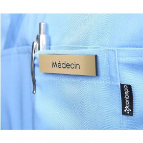 Badge magnétique de Médecin "Or"