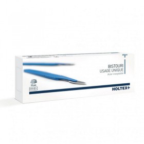 Bistouris Stériles à usage unique - Boîte de 10 - (plusieurs tailles disponibles)