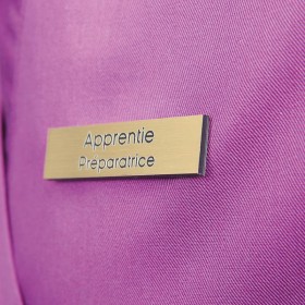 Badge magnétique d’apprentie préparatrice ou apprenti préparateur - Or