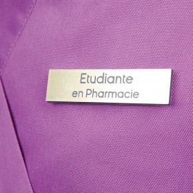 Badge magnétique d'étudiante / étudiant en Pharmacie "Or"