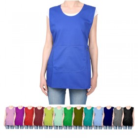 tablier chasuble bleu