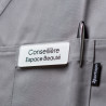 Badge magnétique de conseillère beauté - Blanc