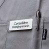 Badge magnétique de conseillère parapharmacie - Blanc