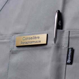 Badge magnétique de conseillère parapharmacie - Or