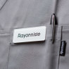 Badge magnétique de rayonniste - Blanc