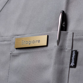 Badge magnétique de stagiaire - Or