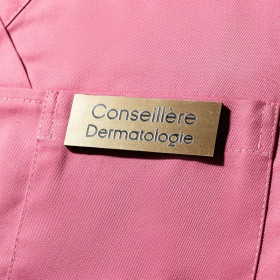 Badge conseillère dermatologie aimanté - Or