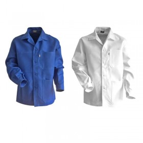 Veste de travail blanche ou bleue - LMA