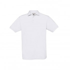 Lot de 2 polos de chantier en coton B&C Safran