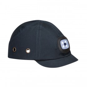 Lot de 2 casquettes antichoc à led rechargeable par USB Portwest