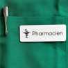Badge Aimanté Pharmacien Blanc - Achetez-le au Meilleur Prix