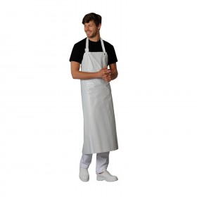 Tablier en PVC blanc et resistant SNV